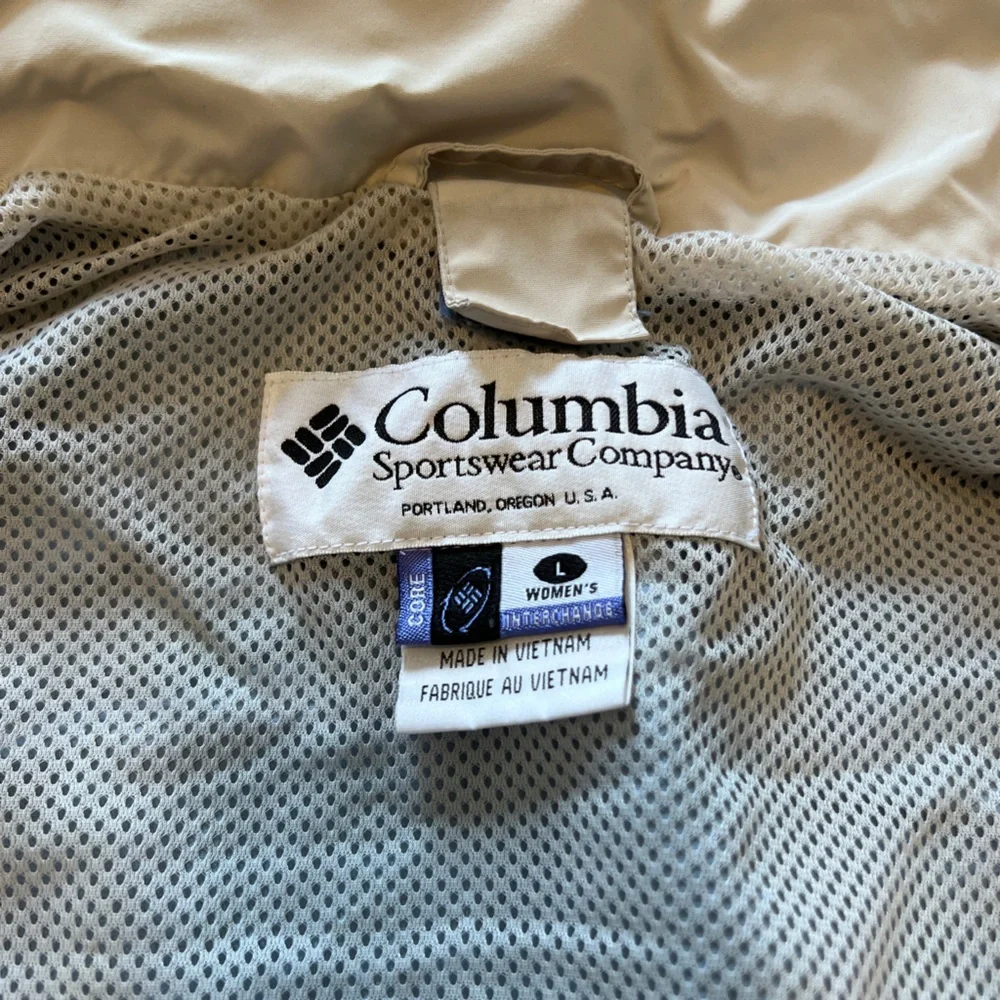 Women’s Columbia Blue and Cream Shell Jacket - Picture 10 of 10